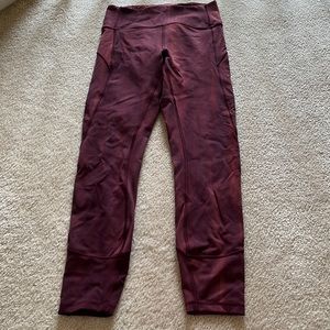 Lululemon in movement leggings 7/8 length